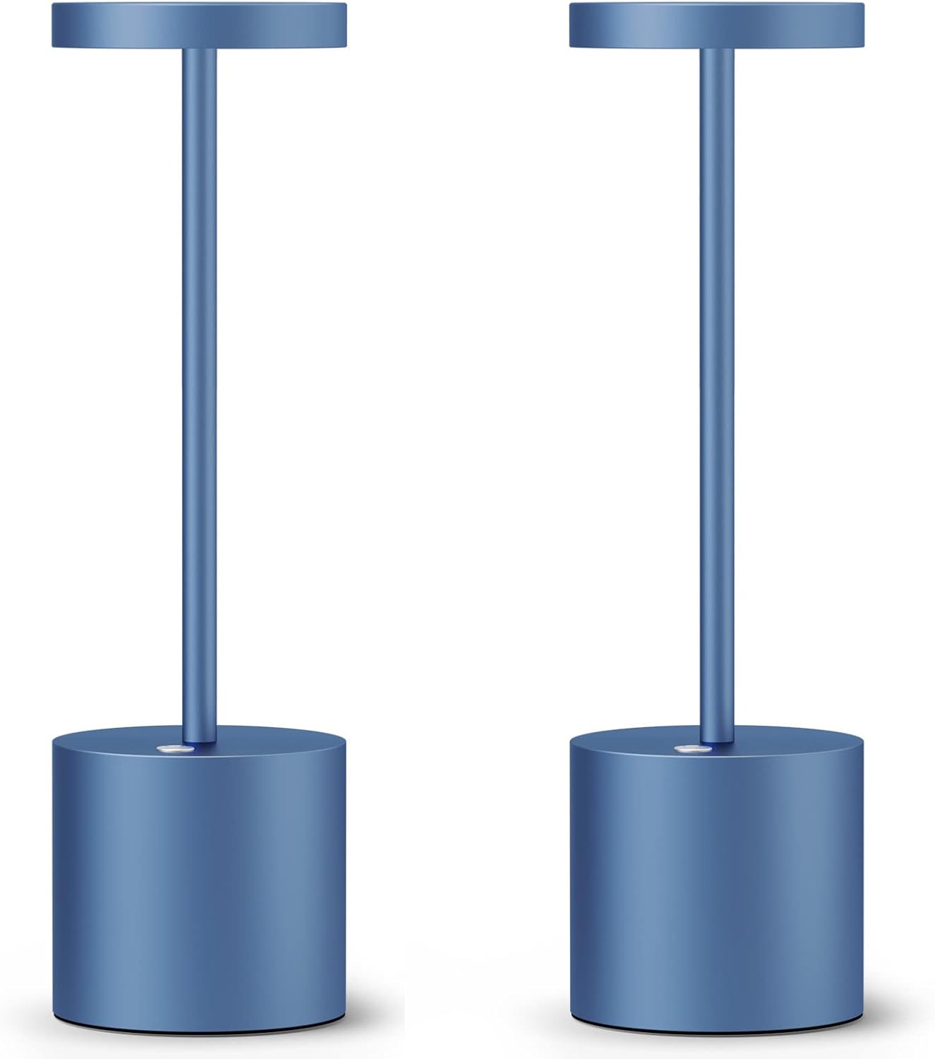 SAKRINGT 2 Pack Cordless Table Lamp Rechargeable,5000mAh Battery Operated Portable LED Table Light,Dimming Desk Lamp for Patio/Restaurant/Outdoor