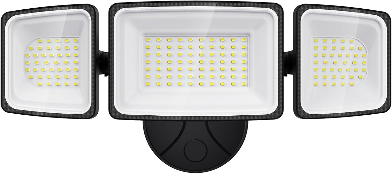 Onforu 130W LED Security Light, 13000LM Outdoor Indoor Flood Light Switch Controlled, IP65 Waterproof LED Exterior Floodlight, 6500K White Wall Mount Security Lighting for Entryway,Garage,Yard,Eave